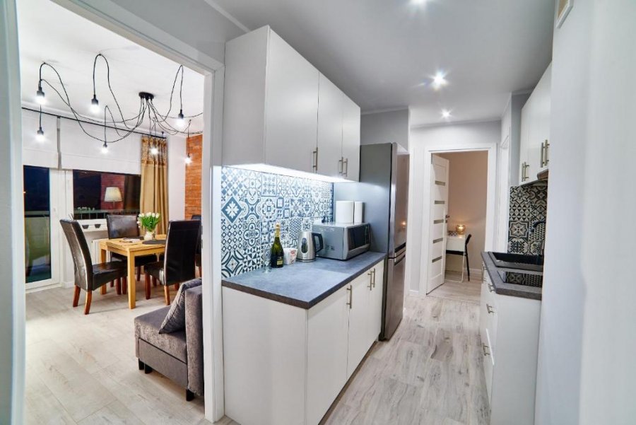 Aneks kuchenny w obiekcie Apartament w Centrum Gdyni