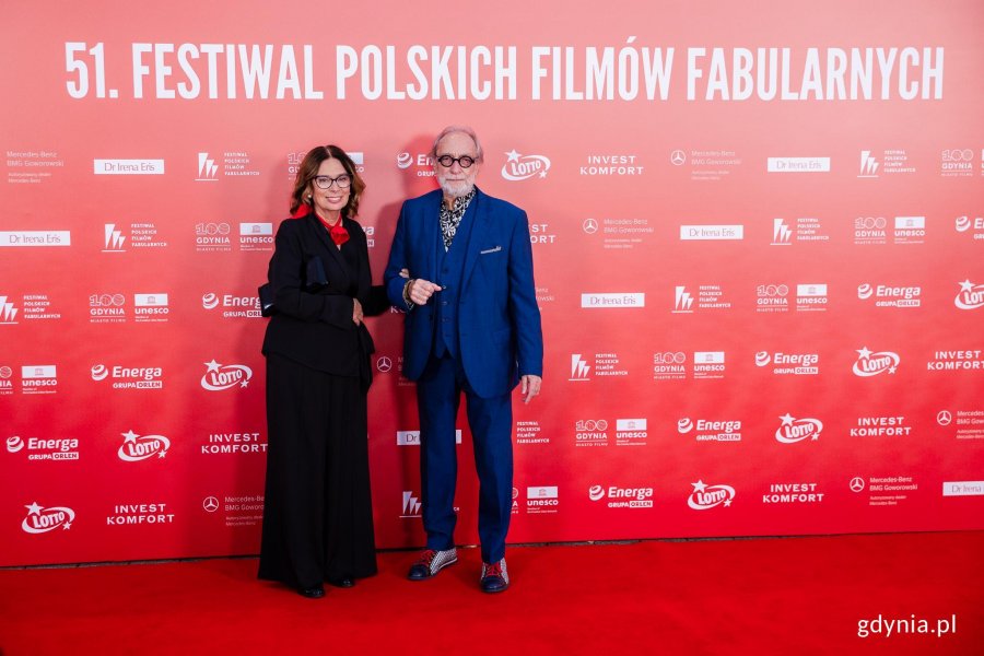 Marszałkini Senatu Małgorzata Kidawa-Błońska wraz z mężem, reżyserem Janem Kidawą-Błońskim (fot. Karol Stańczak)
