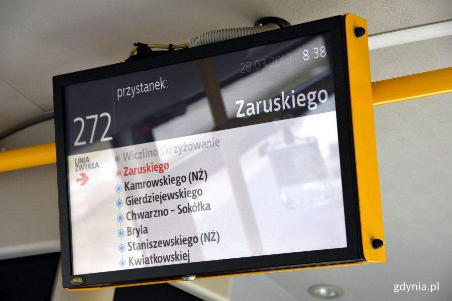 Akcja ZKM Gdynia promująca linię 272 / fot. Paweł Kukla