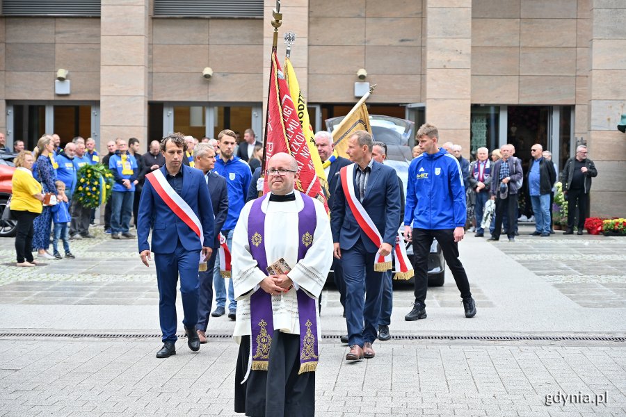 Uroczystości pogrzebowe Janusza Kupcewicza w Gdyni-Witominie, fot. Michał Puszczewicz