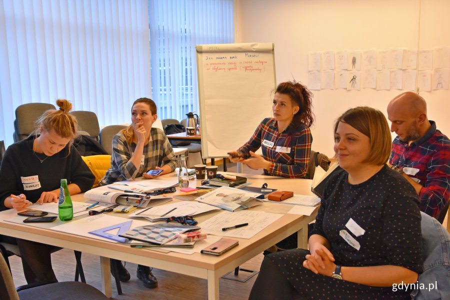 Warsztaty w ramach projektu Gdynia kreatywna 5 odbywają się w Gdyńskim Inkubatorze Przedsiębiorczości // fot. Magdalena Czernek