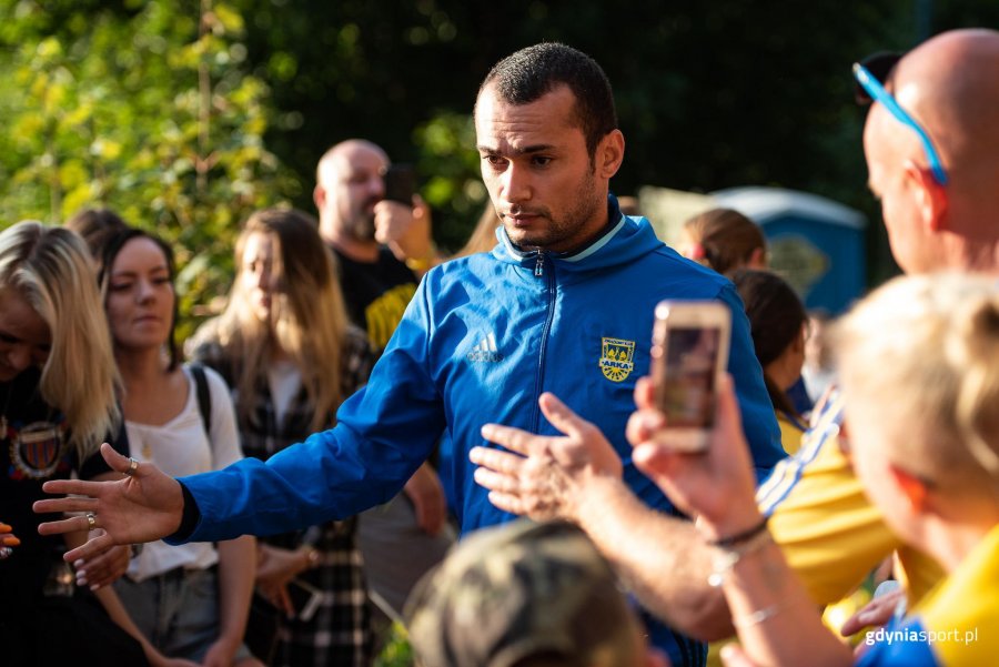 Prezentacja przedsezonowa piłkarzy Arki na „Górce”, fot. Dawid Linkowski