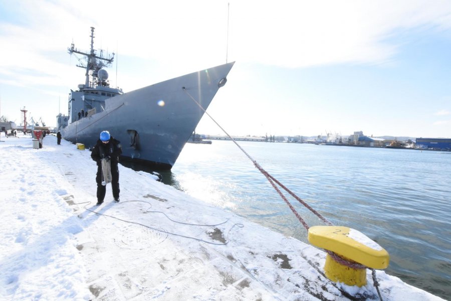 ORP „Gen. K. Pułaski” wrócił z arktycznych manewrów // fot. Lechosław Dzierżak