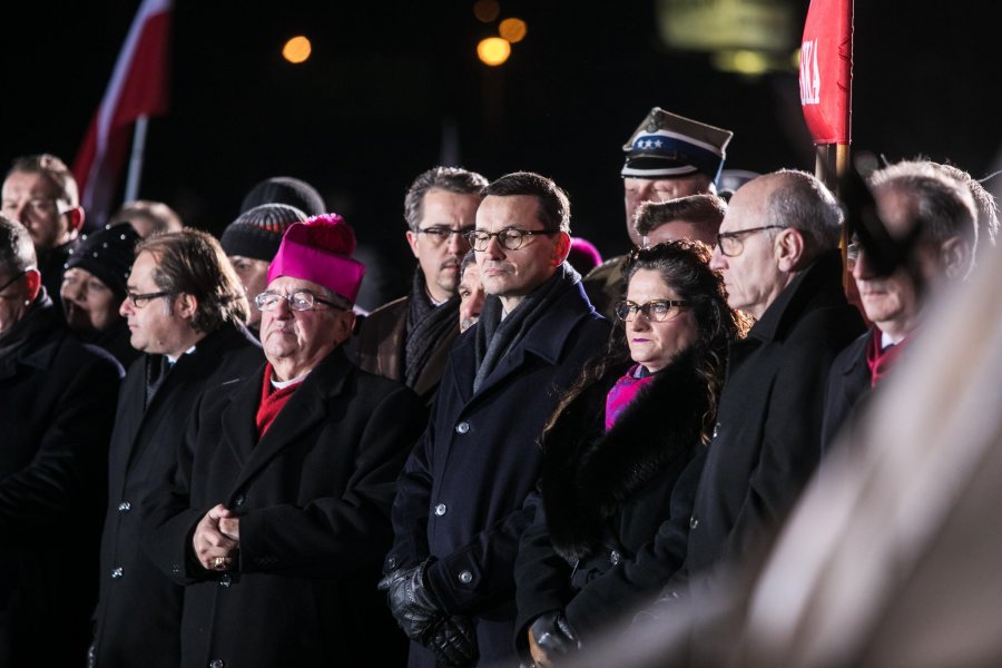 Poranne uroczystości upamiętniające ofiary Grudnia '70 // fot. Karol Stańczak