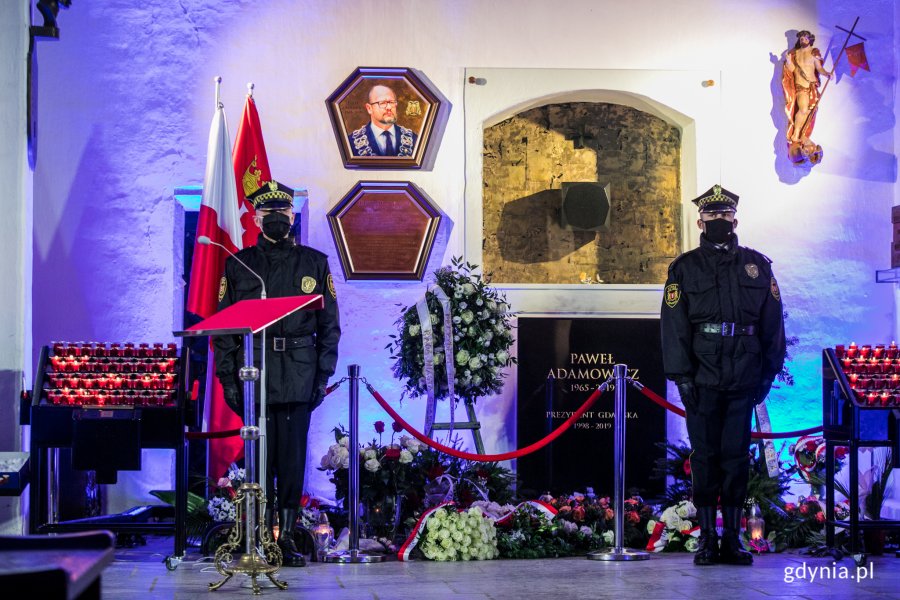 Msza święta w drugą rocznicę śmierci prezydenta Gdańska Pawła Adamowicza. Fot. Karol Stańczak