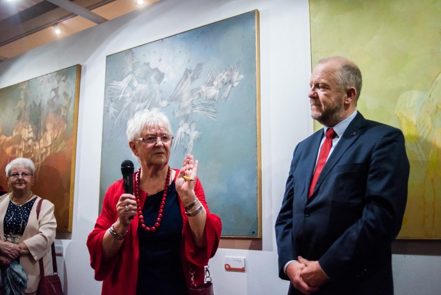 Wernisaż wystawy Anieli Kity, fot. D. Linkowski