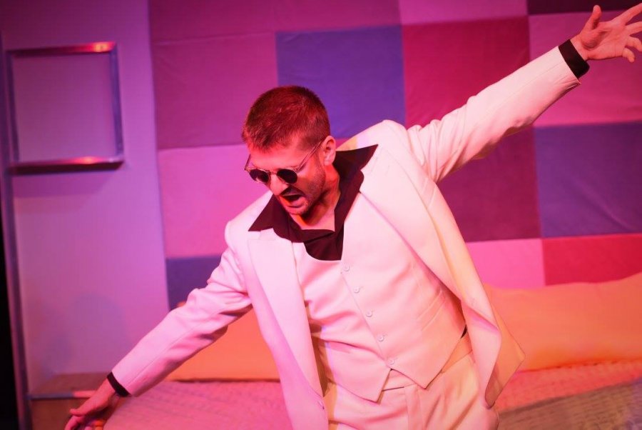 Próba w Teatrze Miejskim przed premierą „Następnego dnia rano”. Na zdjęciu Piotr Michalski. Fot. Roman Jocher