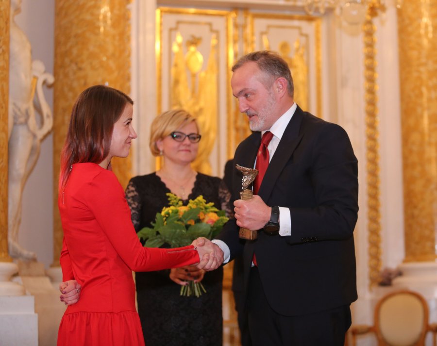 Gdynianka z nagrodą „Człowiek bez barier 2017”, fot. Marta Kuśmierz/Cegiełka