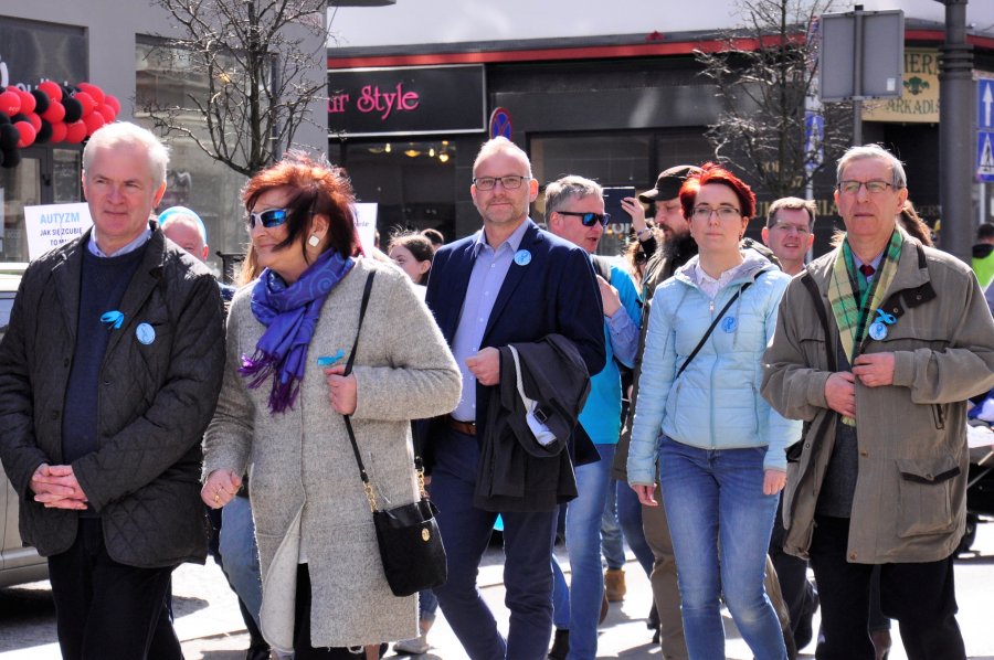 W marszu wziął udział wiceprezydent Gdyni Michał Guć // fot. Magdalena Czernek