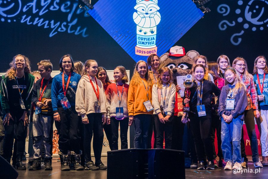 Gala Finałowa Odysei Umysłu i nagrodzony zespół