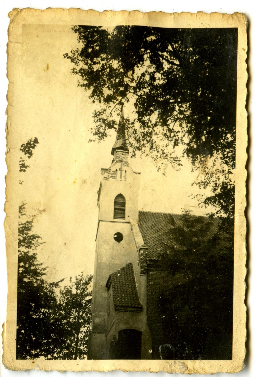 Wieża kościoła św. Wawrzyńca, 1942 r.