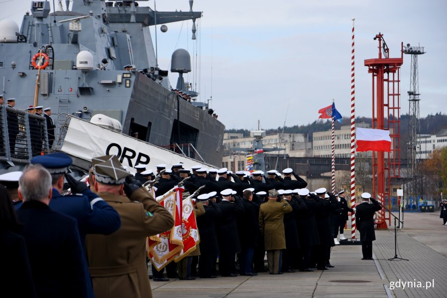 ORP „Ślązak” wcielony do służby // fot. Paweł Kukla