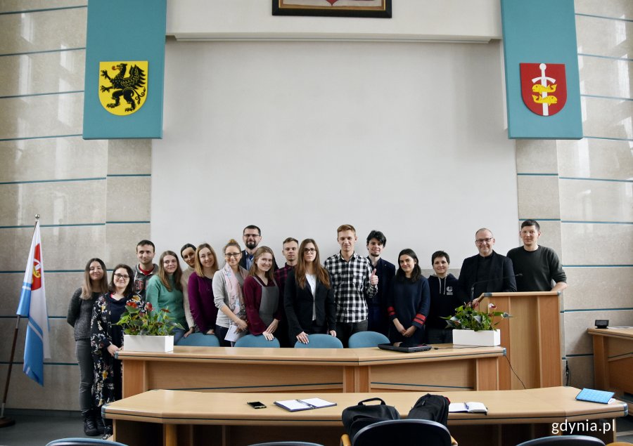 Wizyta studyjna młodzieży z Białorusi, Ukrainy i Mołdawii w Gdyni, fot. Kamil Złoch