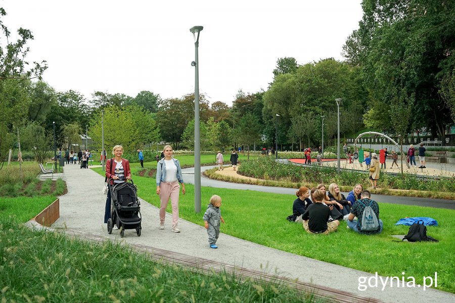 Aktywności podczas otwarcia trzeciego etapu Parku Centralnego w Gdyni, fot. Mirosław Pieślak