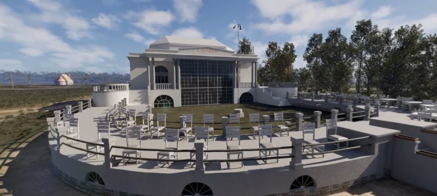 Podczas spacer&oacute;w Gdynia VR 360&deg; można zobaczyć wiele słynnych budynk&oacute;w z 1926 roku. Na zdjęciu historyczne "Casino"