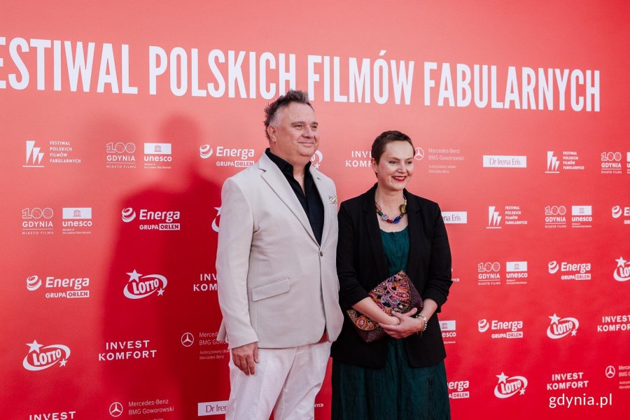 Na zdjęciu: Jerzy Rados, dyrektor Gdyńskiego Centrum Filmowego, Maja Wagner, naczelnik Wydziału Kultury Urzędu Miasta Gdyni (fot. Karol Stańczak)
