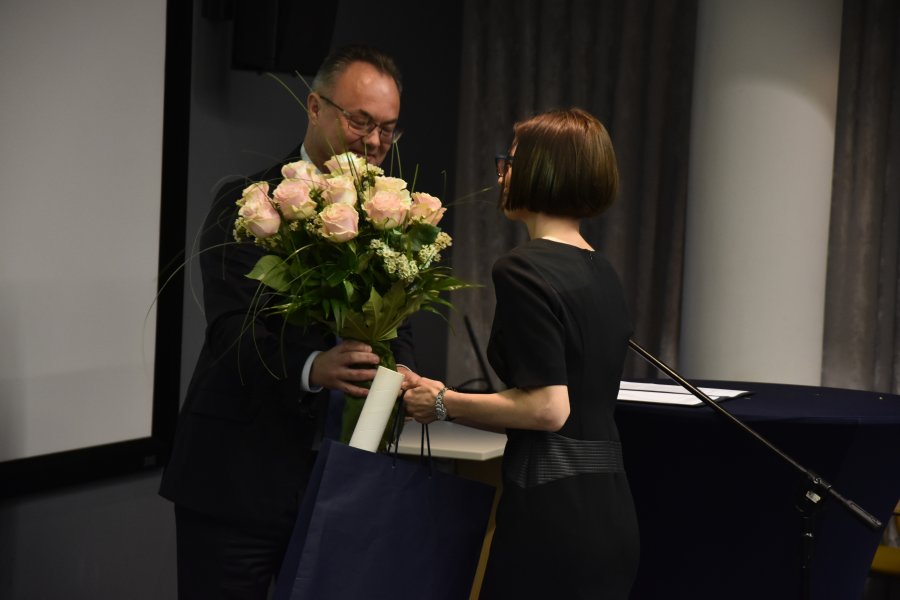 Uroczystość zakończenia misji konsularnej i przejęcia obowiązków odbyła się 9 maja w siedzibie norweskiej firmy DNV GL w Gdyni. Na zdjęciu: Weronika Haustein, nowa konsul honorowa  // fot. Sławomir Okoń