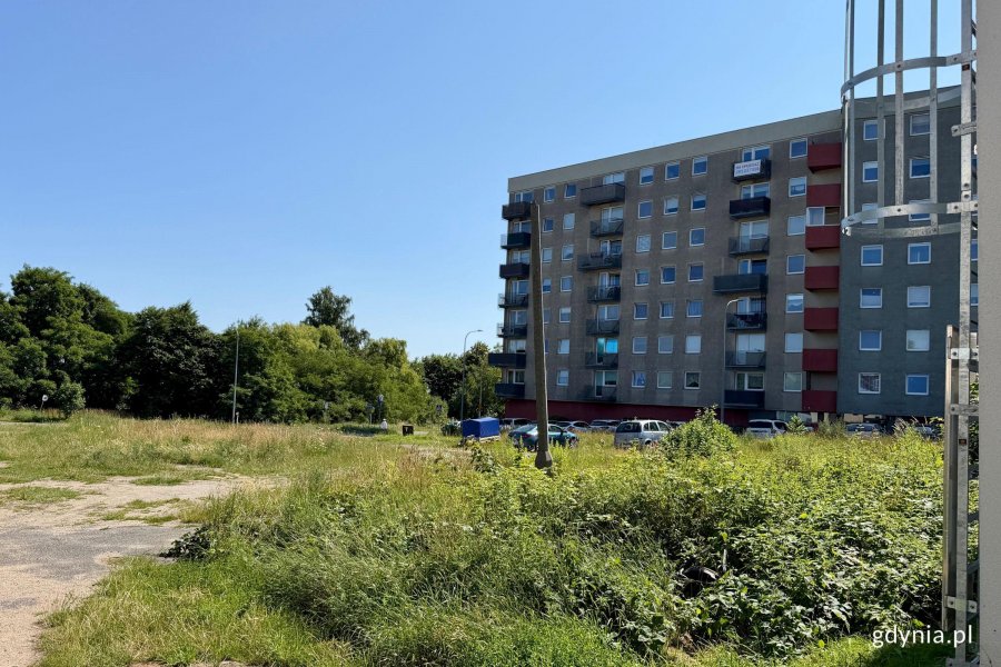 Przy ul. Turkusowej powstanie nie tylko nowy budynek, ale zostanie urządzona r&oacute;wnież rekreacyjna zieleń (fot. gdynia.pl)