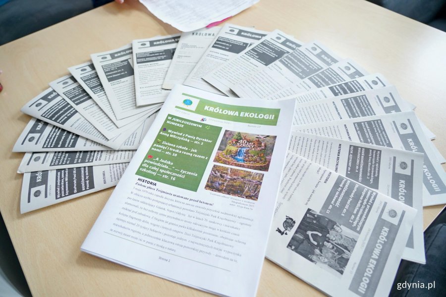 Jubileuszowe wydanie gazetki &bdquo;Kr&oacute;lowa Ekologii&rdquo; 