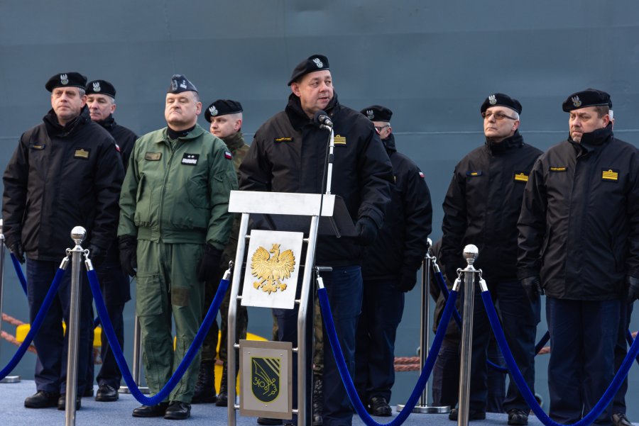 Pożegnanie ORP Gen. K. Pułaski // fot. Jan Ziarnicki