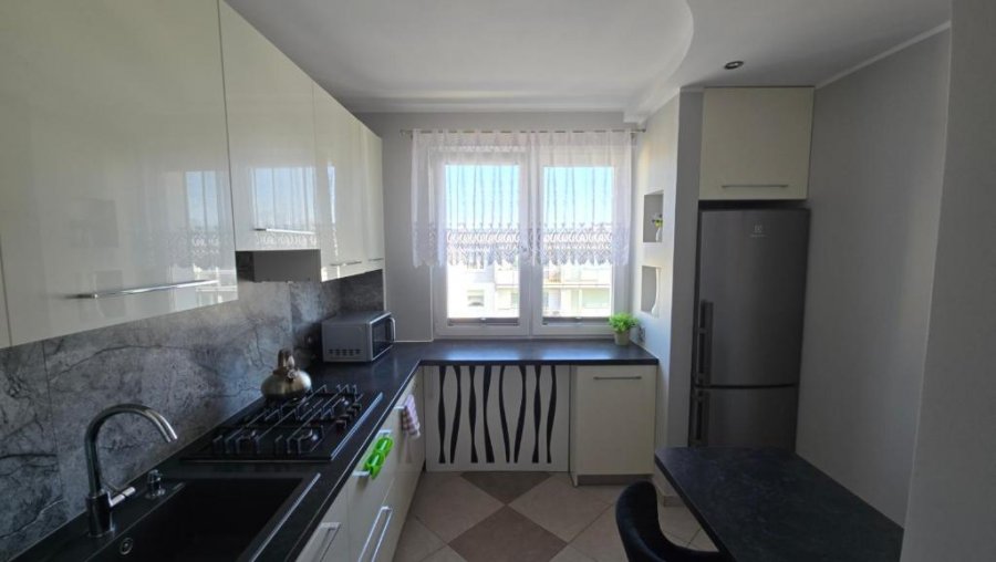 Słoneczny apartament z widokiem, kuchnia