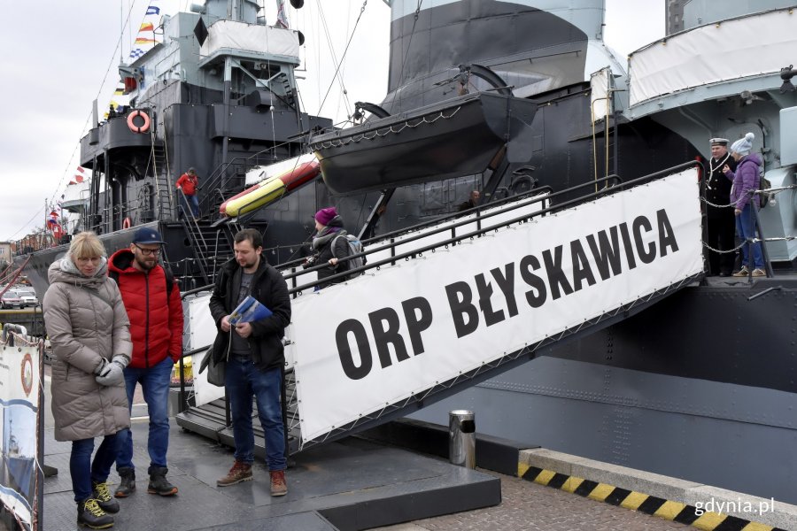 W ramach spotkania uczestnicy mieli możliwość zwiedzenia ORP Błyskawica /fot. Paweł Kukla
