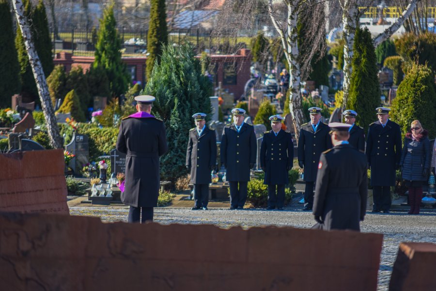 Uroczystości przy Kwaterze Pamięci na oksywskim Cmentarzu Marynarki Wojennej, fot. st. chor. szt. mar. Piotr Leoniak