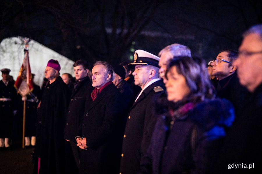 W wieczornych uroczystościach uczestniczył prezydent Wojciech Szczurek // fot. Karol Stańczak