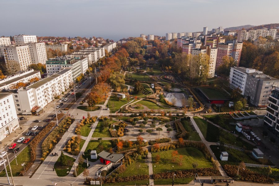 Park Centralny w centrum Gdyni // fot. Karol Stańczak 