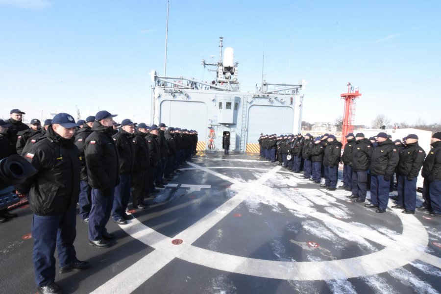 ORP „Gen. K. Pułaski” wrócił z arktycznych manewrów // fot. Lechosław Dzierżak