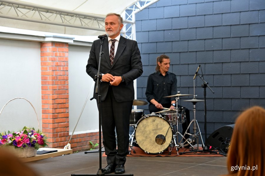Prezydent Gdyni Wojciech Szczurek podczas uroczystości Dnia Muzealnika // fot. Magdalena Czernek