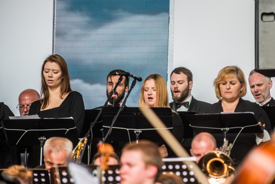 Koncert upamiętniający 30.rocznicę wizyty Jana Pawła II w Gdyni. //fot. Dawid Linkowski