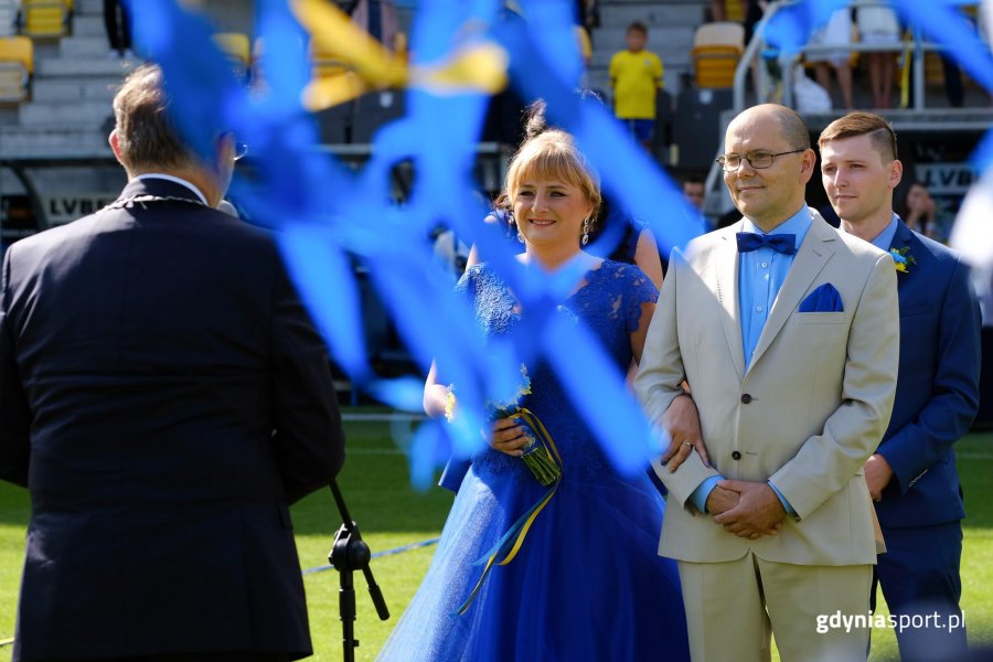 Ślub na Stadionie Miejskim / fot. Dawid Linkowski