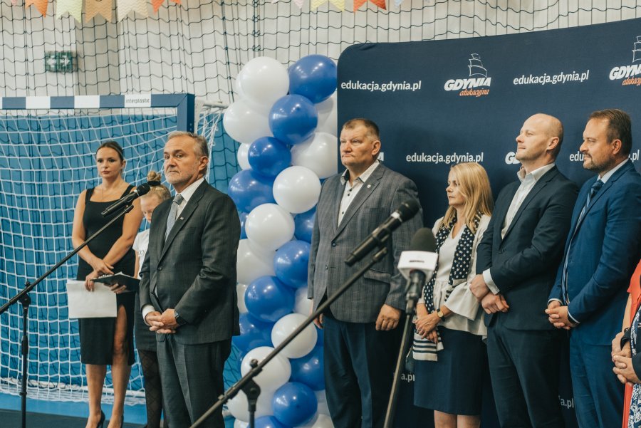 Prezydent gdyni podczas przemówienia