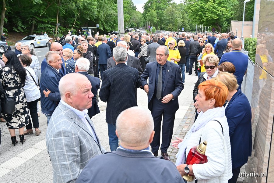 Uroczystości pogrzebowe Janusza Kupcewicza w Gdyni-Witominie, fot. Michał Puszczewicz