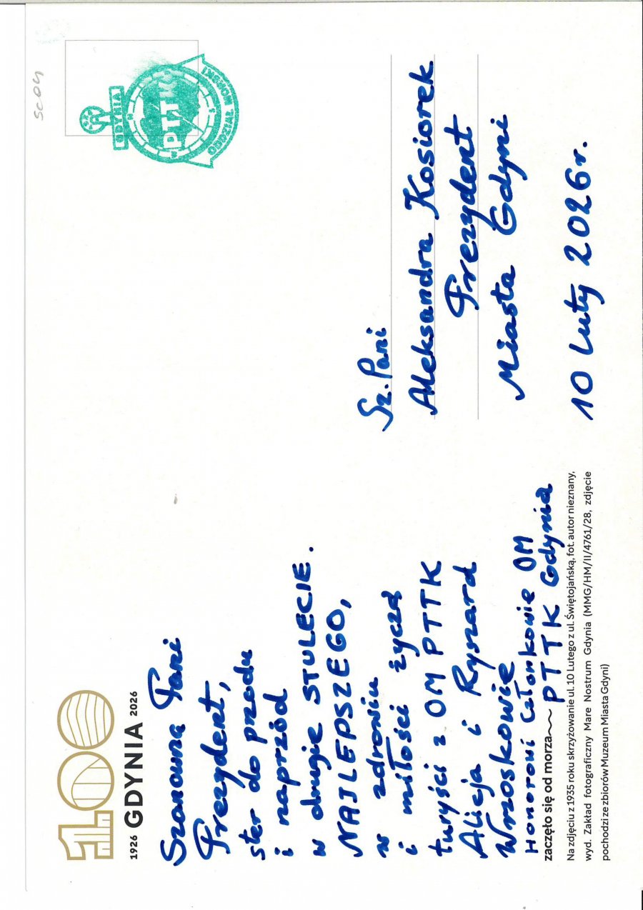  Kto złożył życzenia Gdyni?