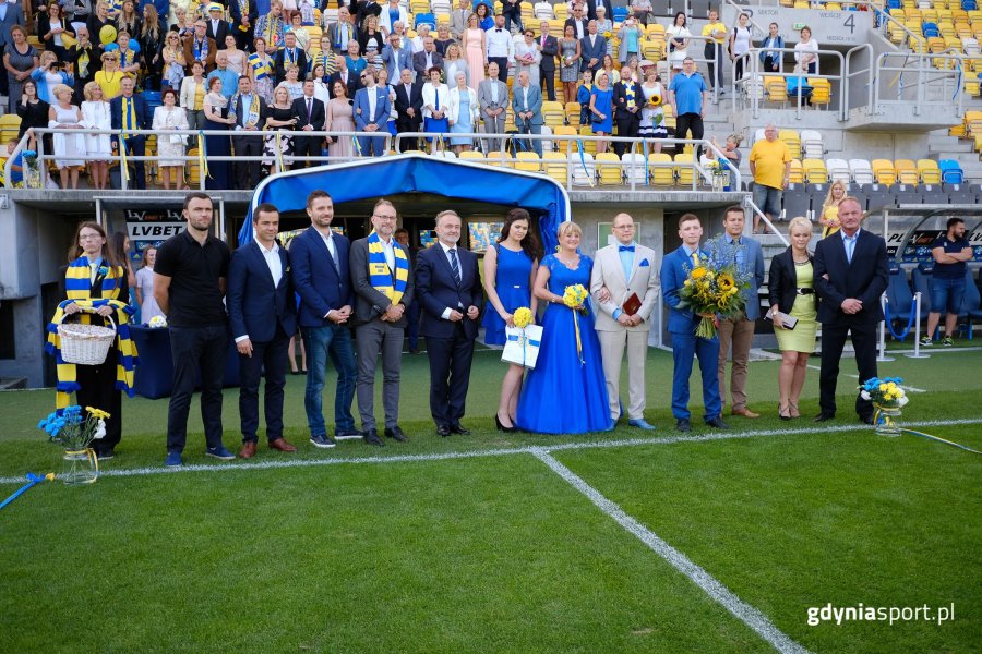 Ślub na Stadionie Miejskim / fot. Dawid Linkowski