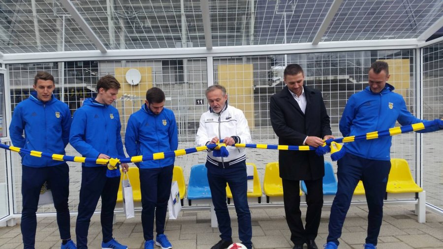 Otwarcie przystanku-bramki, fot. M. Urbaniak, gdyniasport.pl