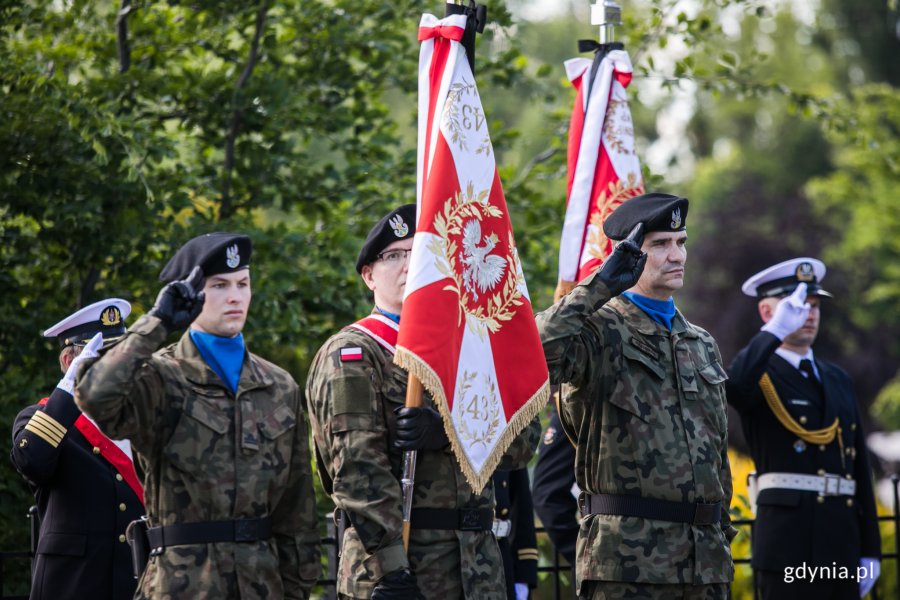 Ceremonia pożegnania admirała floty Ryszarda Łukasika, fot. Karol Stańczak 