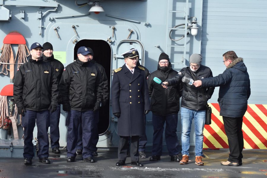 ORP „Gen. K. Pułaski” wrócił z arktycznych manewrów // fot. Lechosław Dzierżak