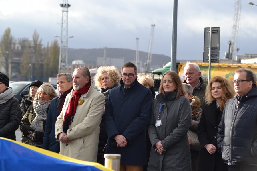 Uroczystość odsłonięcia makiety M/s „Batory” 