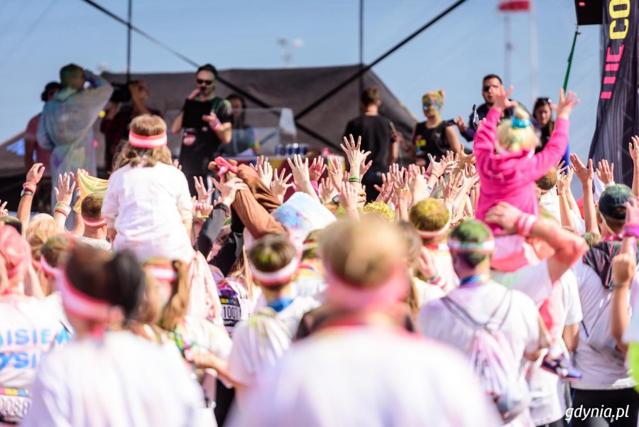 Bieg The Color Run w Gdyni, 16.09.2017 // fot. Dawid Linkowski