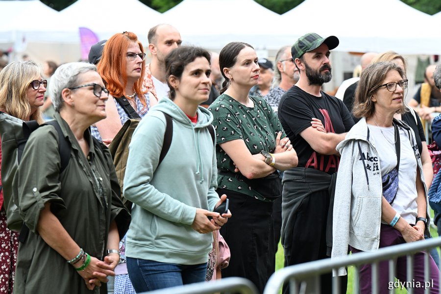 Publiczność podczas jednego z koncertów w ramach Globaltiki w parku Kolibki