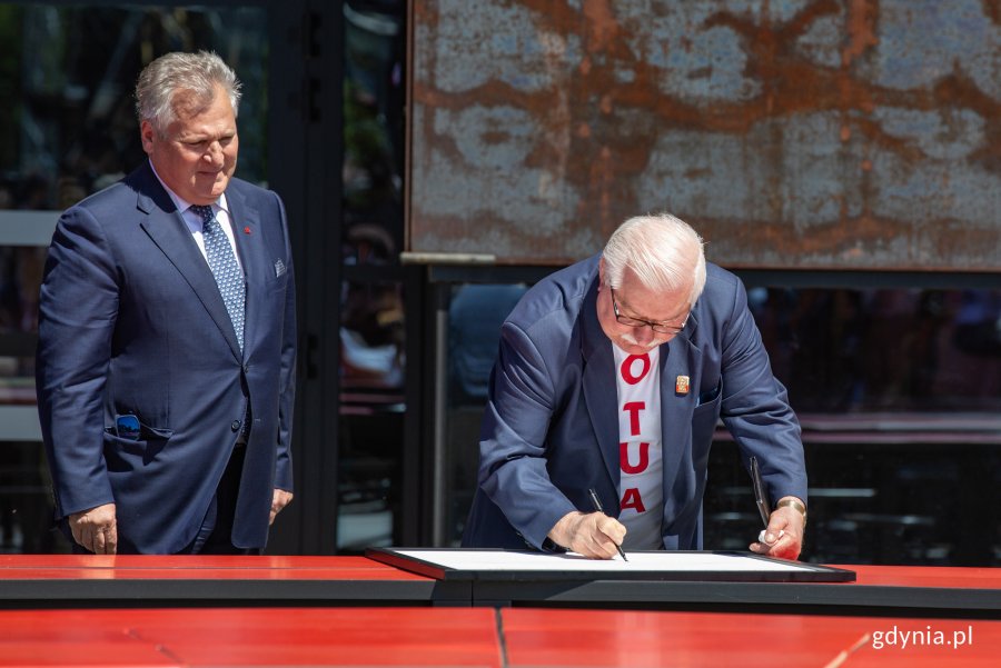 We wtorek, 4 czerwca w Gdańsku odbyły się centralne obchody Święta Wolności i Solidarności, fot. Piotr Hukało.