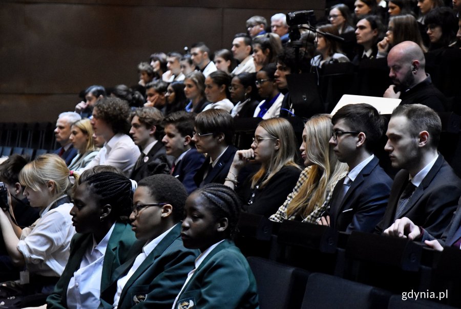 W piątek 31 stycznia w Europejskim Centrum Solidarności odbył się finał International Moot Court, międzynarodowego konkursu prawniczego dla uczniów szkół średnich // fot. Kamil Złoch