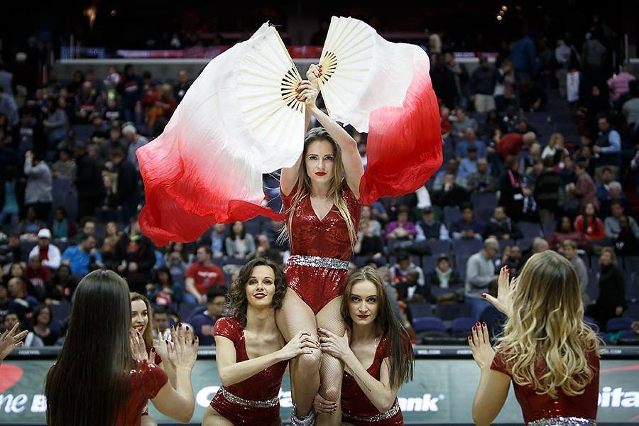 Cheerleaders Gdynia podczas występu w Waszyngtonie, fot. Mariusz Mazurczak