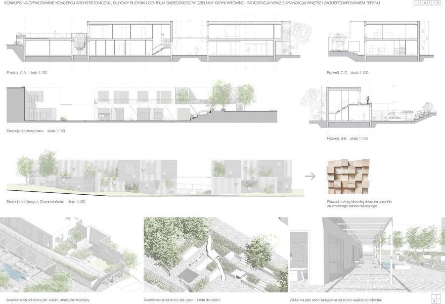 Projekt  powstał na podstawie pracy, która zwyciężyła w konkursie architektoniczno-urbanistycznym // mat. Laboratorium Innowacji Społecznych