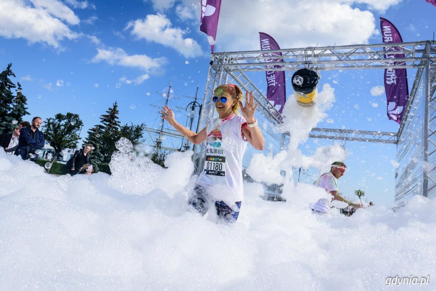 Bieg The Color Run w Gdyni, 16.09.2017 // fot. Dawid Linkowski