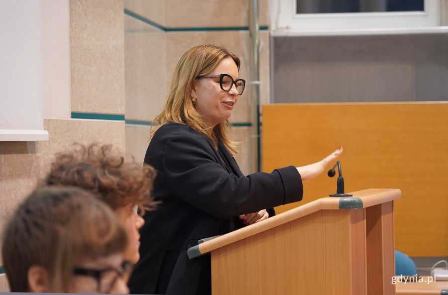 Na zdjęciu wiceprezydentka Oktawia Gorzeńska (fot. Karolina Szypelt)
