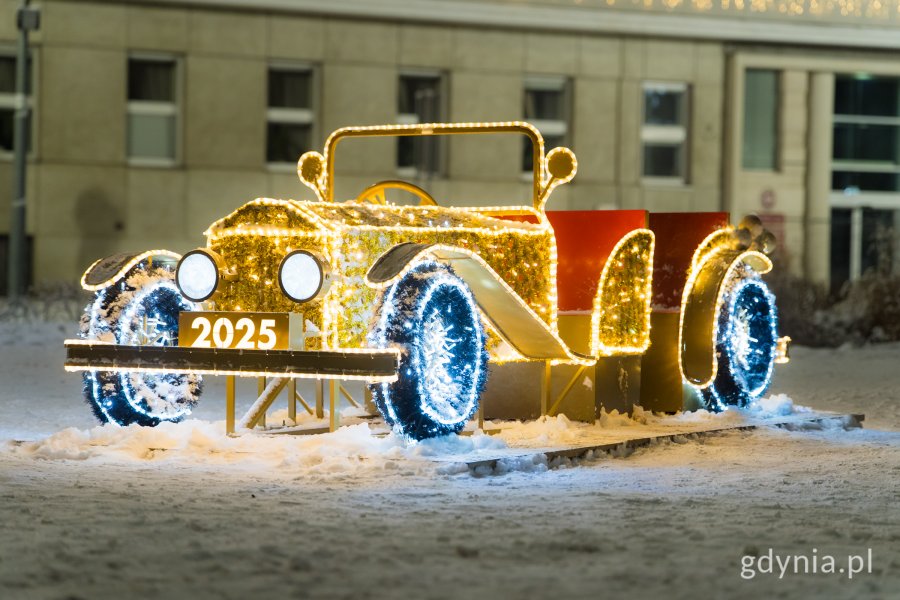 Iluminacje świetlne w Parku Centralnym (fot. Paweł Budziński)